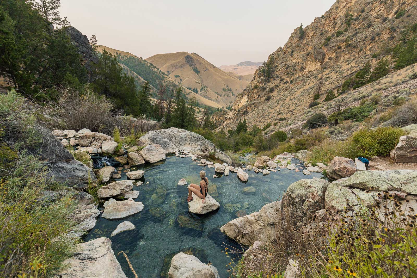 Visiting Miracle Hot Springs in Idaho